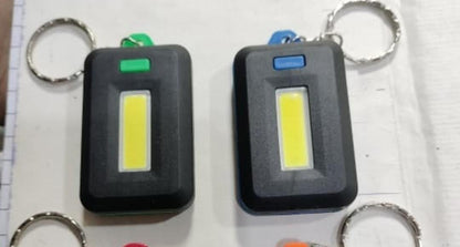 Mini COB LED Keychain Flashlight 3 Modes | Portable Rechargeable Keychain Torch | Emergency Pocket Light