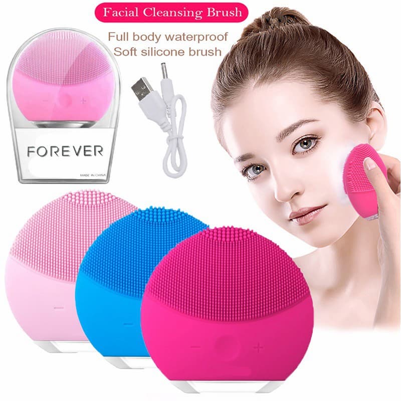 Best FOREVER - Electric Silicone Facial Cleansing Brush With Free Home Delivery