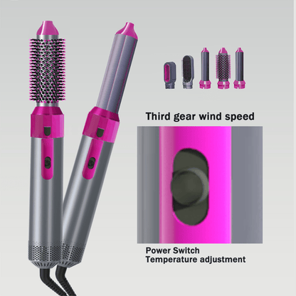 Best 5-in-1 Hot Air Brush & Hair Styler With Free Home Delivery