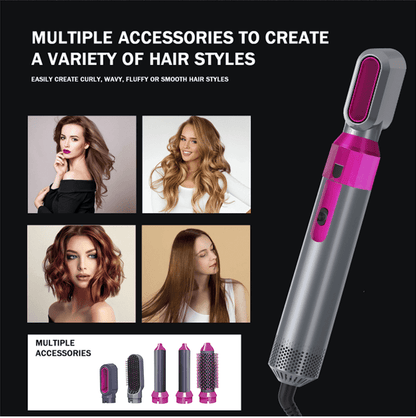 Best 5-in-1 Hot Air Brush & Hair Styler With Free Home Delivery