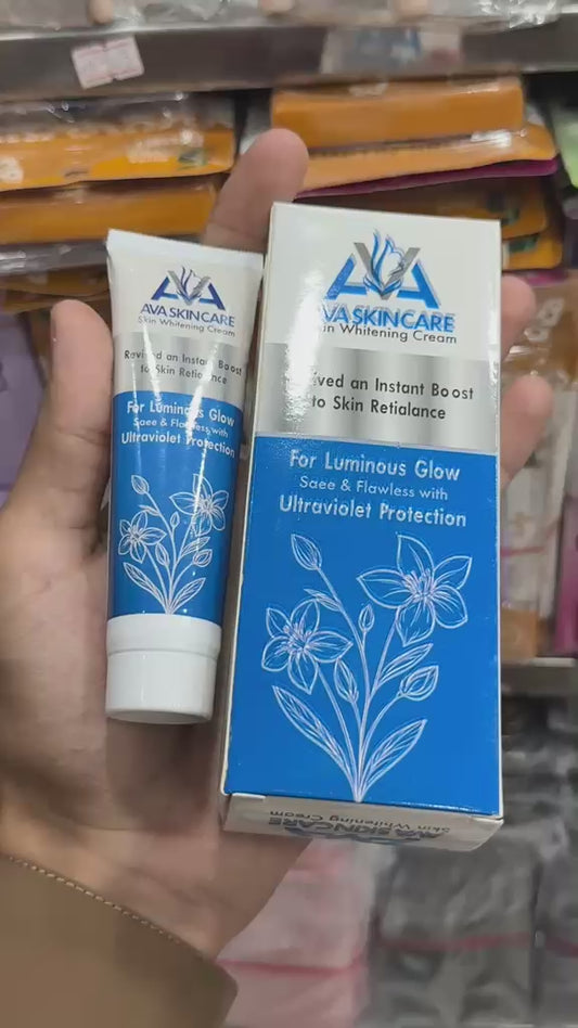 AVA Skin Care Skin Whitening Cream - Daily Facial Moisturizer Designed For Brightening And Improving Skin Tone Appearance - 30g